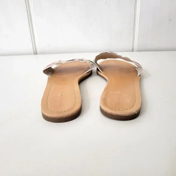 Draper James Floral Embroidered Slip-On Sandals Size 9 - Picture 7 of 8